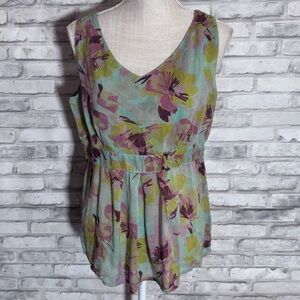 Click Color Me Cotton Floral Blouse